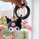 كفر حماية لشاحن وكابل وسلك الآيفون بتصميم كرتون كرومي _ قطعتين