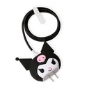 كفر حماية لشاحن وكابل وسلك الآيفون بتصميم كرتون كرومي _ قطعتين