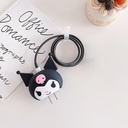 كفر حماية لشاحن وكابل وسلك الآيفون بتصميم كرتون كرومي _ قطعتين