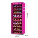 جزامة ١٠ دور مثالية لتنظيم الأحذية سهلة الفك والتركيب ومقاومة للتراب