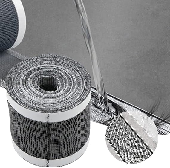 شريط شبكي لاصق قابل للقص لمنع انسداد البلاعات والبانيو - متر