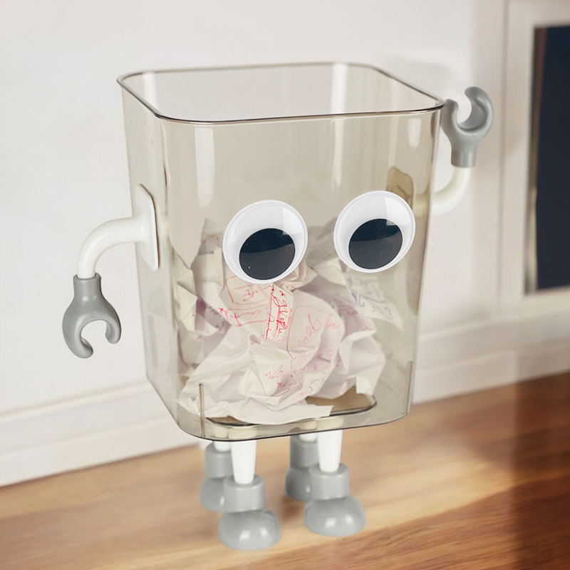 باسكت قمامة اكليريك بشكل كرتوني مناسب لغرف الأطفال