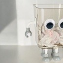 باسكت قمامة اكليريك بشكل كرتوني مناسب لغرف الأطفال