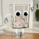 باسكت قمامة اكليريك بشكل كرتوني مناسب لغرف الأطفال