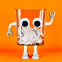 باسكت قمامة اكليريك بشكل كرتوني مناسب لغرف الأطفال