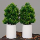 وناسة مكتبية مضيئة علي شكل شجرة مناسبة لاعياد الكريسماس والديكور