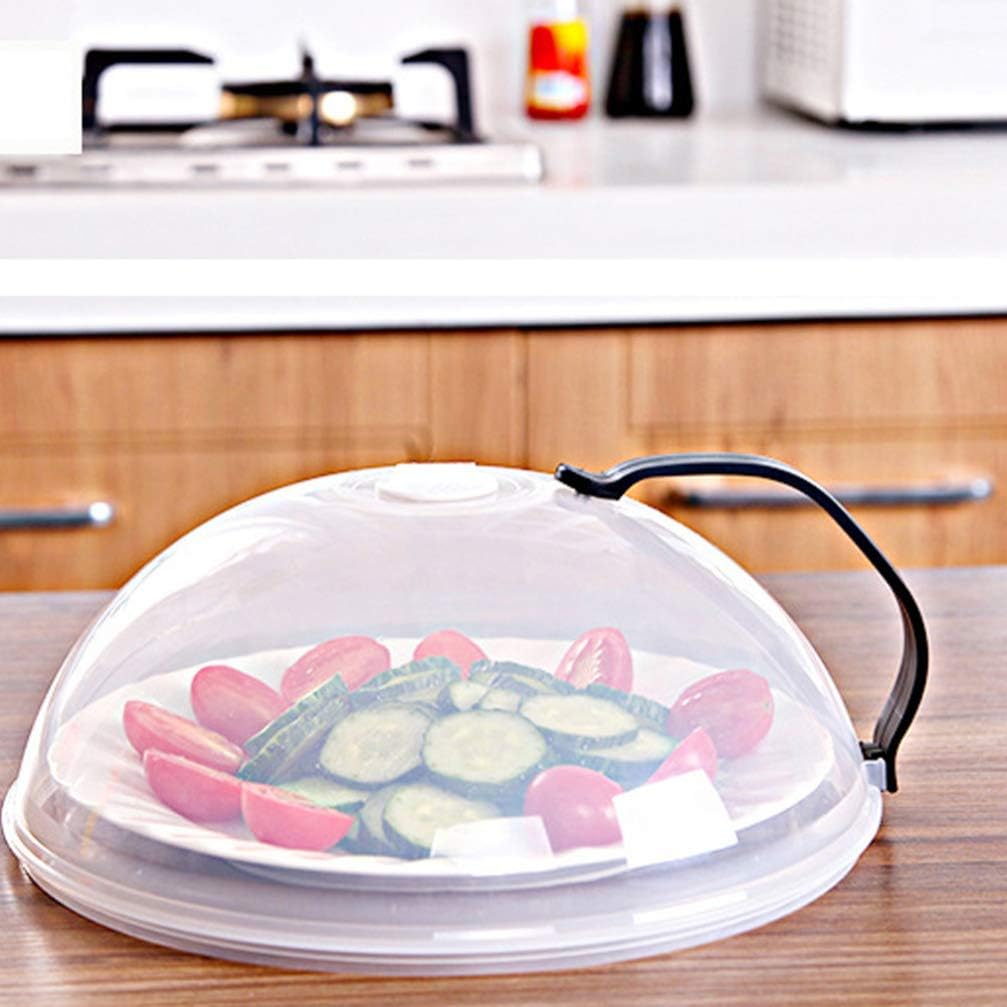 غطاء طعام الميكرويف بيد لتوزيع الحرارة بالتساوي والحفاظ على الميكرويف من الأتساخ