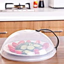 غطاء طعام الميكرويف بيد لتوزيع الحرارة بالتساوي والحفاظ على الميكرويف من الأتساخ