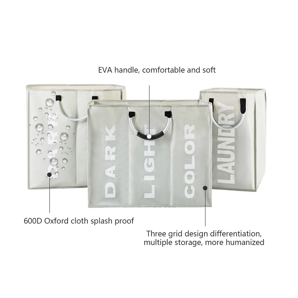 باسكت غسيل 3 خانه بيد