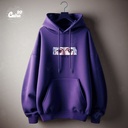 Yamato هودي اوفر سايز قطن