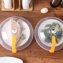 غطاء طعام الميكرويف بيد لتوزيع الحرارة بالتساوي والحفاظ على الميكرويف من الأتساخ