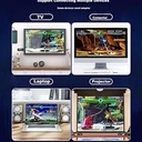 جهاز تحكم وتشغيل لاسلكي متكامل للالعاب مع اذرع بلاستيشن مزدوجة و كارت العاب 64 جيجا