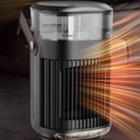 دفاية مكتب كهربائية دوارة 90 درجة مع مرطب جو بالبخار - 800 واط