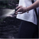 Type-Cباور بانك بسعة 2200 مللي أمبير مع كشاف مناسب للأيفون و