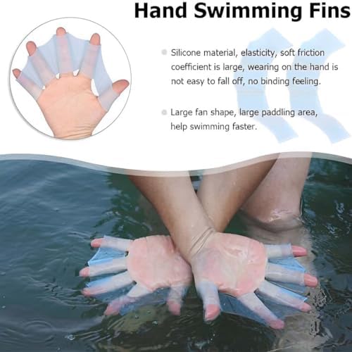 جوانتي سباحة من السيليكون علي شكل زعانف للتدريب علي السباحة