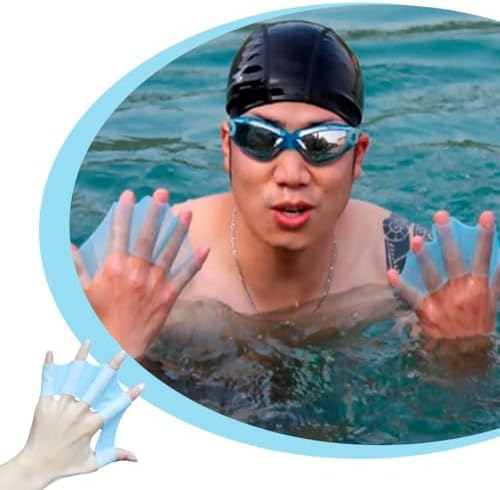 جوانتي سباحة من السيليكون علي شكل زعانف للتدريب علي السباحة