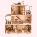 لعبة بازل خشبي 230 قطعة ثلاثي الابعاد  لتسلية وتحفيز ذهن الاطفال