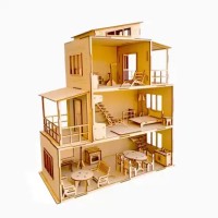 لعبة بازل خشبي 230 قطعة ثلاثي الابعاد  لتسلية وتحفيز ذهن الاطفال