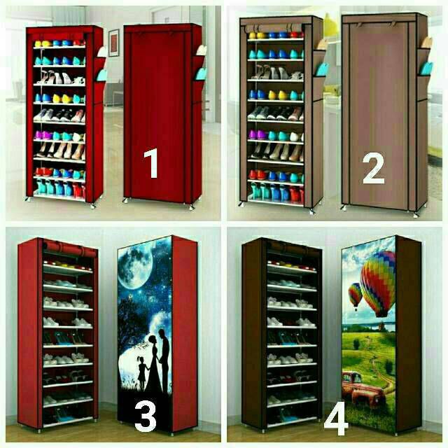 جزامة ١٠ دور مثالية لتنظيم الأحذية سهلة الفك والتركيب ومقاومة للتراب