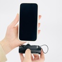 Type-Cباور بانك بسعة 2200 مللي أمبير مع كشاف مناسب للأيفون و