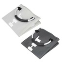 سلة غسيل ثلاثية لفرز الملابس قابلة للطي وبيد لسهولة حملها