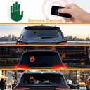 اشارة ليد ملونة شكل كف ب 3 اوضاع مختلفة مع ريموت للتحكم عن بعد لتزين السيارة