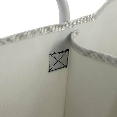 سلة غسيل ثلاثية لفرز الملابس قابلة للطي وبيد لسهولة حملها