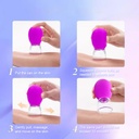 مجموعة شفط وتليك الوجه والجسم من السيليكون حجم ميني - 7 قطع