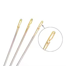 طقم ابر خياطة سهلة اللضم ب 3 احجام مختلفة واداة ازلة الغرز مناسب للحرف اليدوية