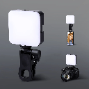 رينج لايت بمشبك دوار ب 3 اضاءات مختلفة مع بكرة لتحديد السطوع الاضاءة