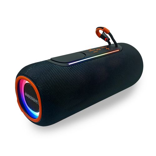 سبيكر مكبر للصوت وتربروف لاسلكي بقدرة 20 وات مع إضاءة ليد - بطارية 3000 ملي امبير