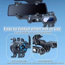 حامل مرايا دوار 360 تثبت علي المرايا الداخلية للسيارات لقيادة امنة