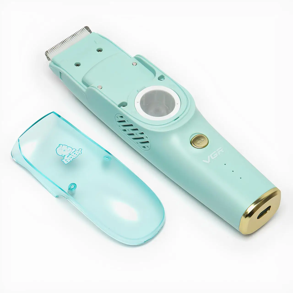 ماكينة حلاقة الشعر للاطفال ب 3 امشاط سيراميك مختلفة حسب طول الشعر قابلة للشحن