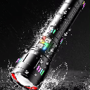 كشاف ليد يدوي للرؤية الليلية قابل التعديل بخاصية الزوم قابل لاعادة الشحن بيو اس بي