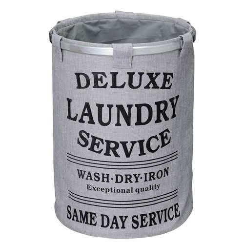 سلة ملابس متعددة الأستخدام قابلة للطي بإطار معدني قابل للفك والتركيب