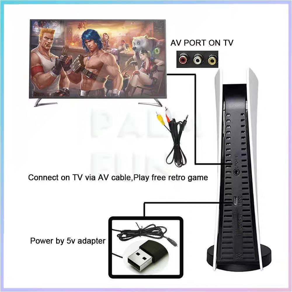 مع اكثر من 200 لعبة وأذرع بلايستيشنGS5 جهاز العاب من