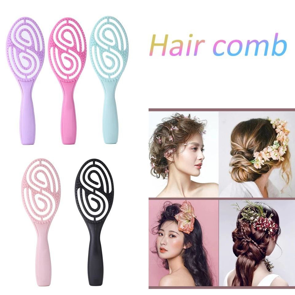 فرشة شعر لفك التشابك بدون الم وتدليك فروة الرأس مناسبة للرجال والنساء