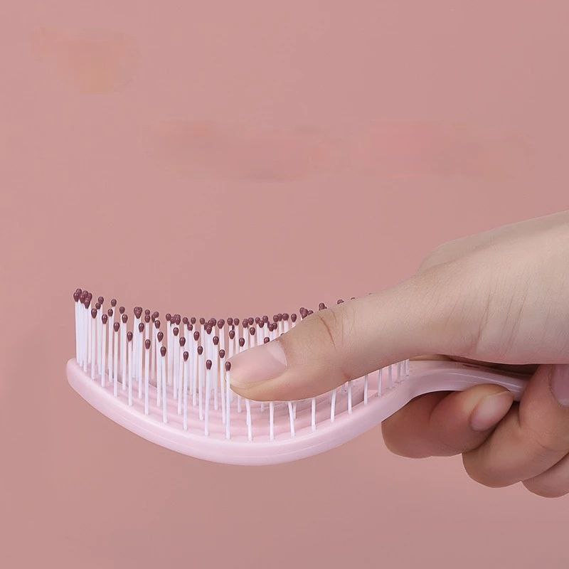 فرشة شعر لفك التشابك بدون الم وتدليك فروة الرأس مناسبة للرجال والنساء