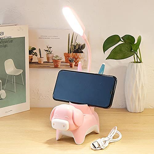 وناسة مكتب شكل بقرة باضاءة صفراء 3 مستويات قابل للشحن