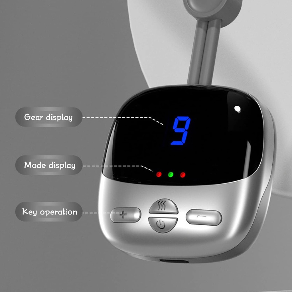 قلادة مساج حرارية معلقة لتدليك الرقبة والكتفين ب 4 اوضاع لاسترخاء العضلات