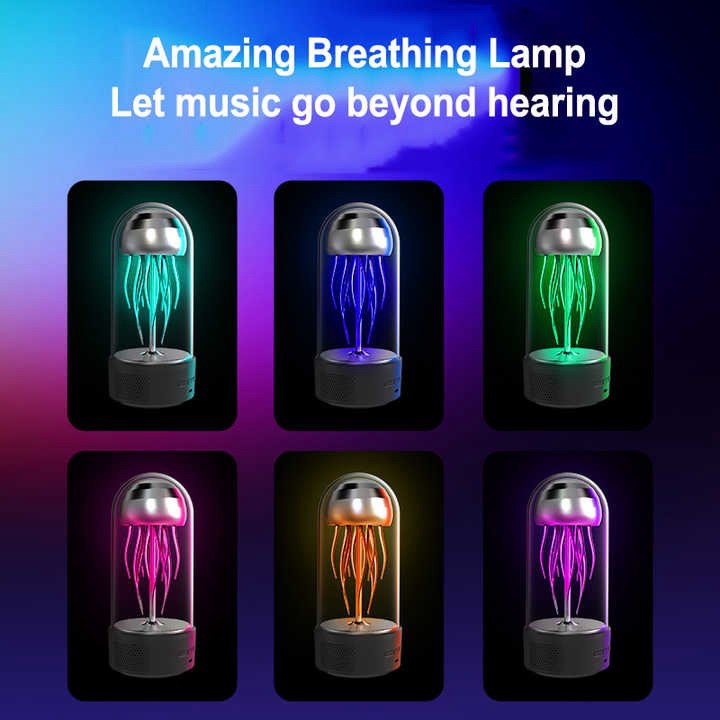 اباجورة قنديل البحر المتحرك 2*1 مع سبيكر صوت بلوتوث