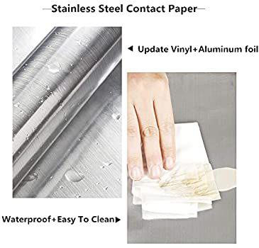 رول سيلفر لاصق مقاوم للماء والدهون للثلاجات والغسالات والبوتجازات سهل التنظيف