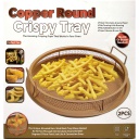 صينية التحمير الهوائية بدون دهون في الفرن الدائرية ذات الشبكة لعمل أشهى المأكولات الصحية