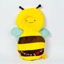 مخدة أمان خلفية  علي شكل نحلة لحماية رأس الأطفال من الصدمات  بحزام قابل للتعديل