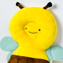 مخدة أمان خلفية  علي شكل نحلة لحماية رأس الأطفال من الصدمات  بحزام قابل للتعديل