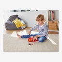 سيارة سباق ميني مجسمة للأطفال مضيئة مع موسيقي تصميم برق ماكوين