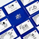 لعبة افلام بدون كلام مع احكام للعب الجماعي - 55 كارت