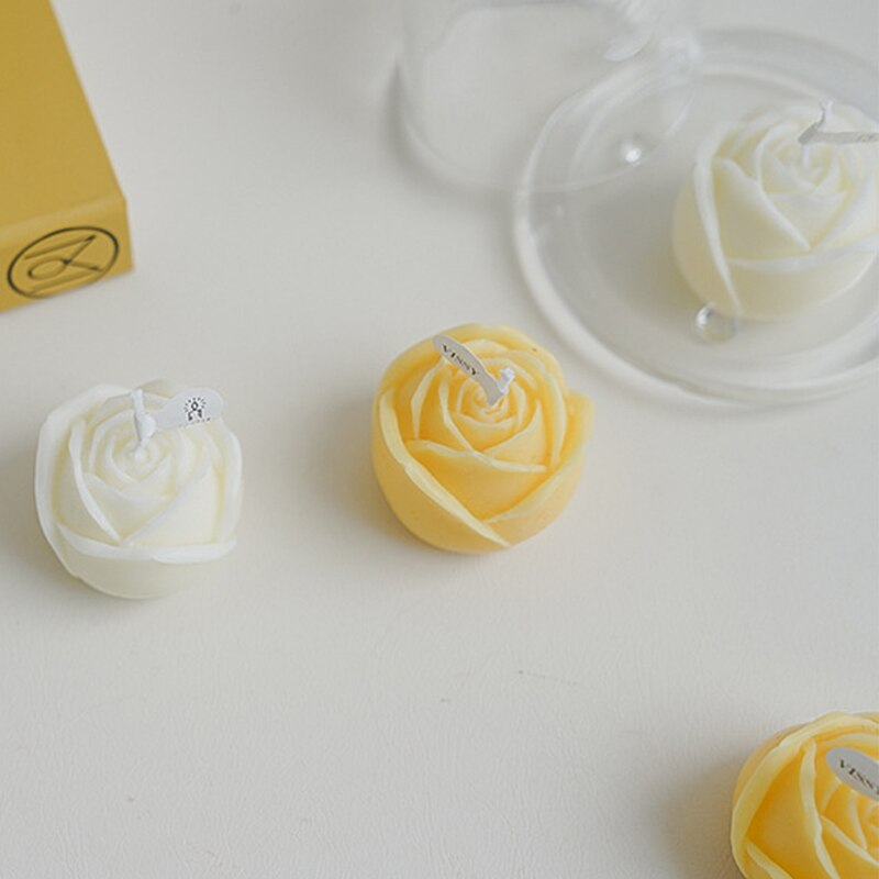 شمعة وردة معطرة للزينة وإضافة أجواء رومانسية