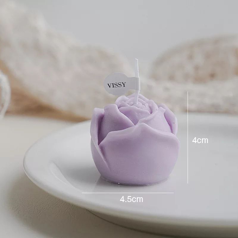 شمعة وردة معطرة للزينة وإضافة أجواء رومانسية