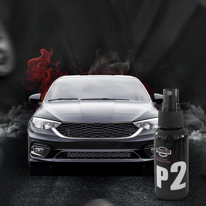 ملمع ومعالج الاجزاء البلاستيكية و الجلدية للسيارة P2اسبراي